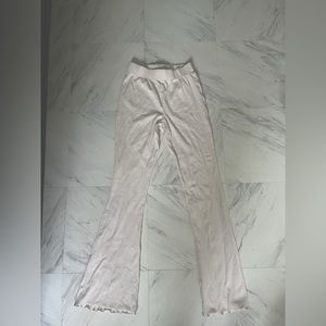 ribbed flare yoga pants